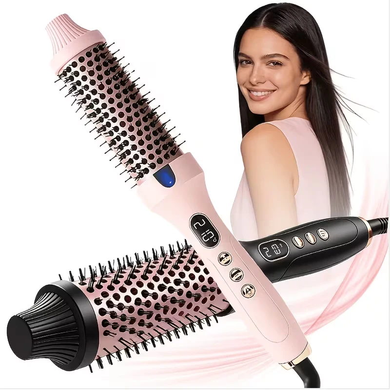 Brosse à Ondes Infrarouges, Brosse Ronde Chauffante avec Technologie à