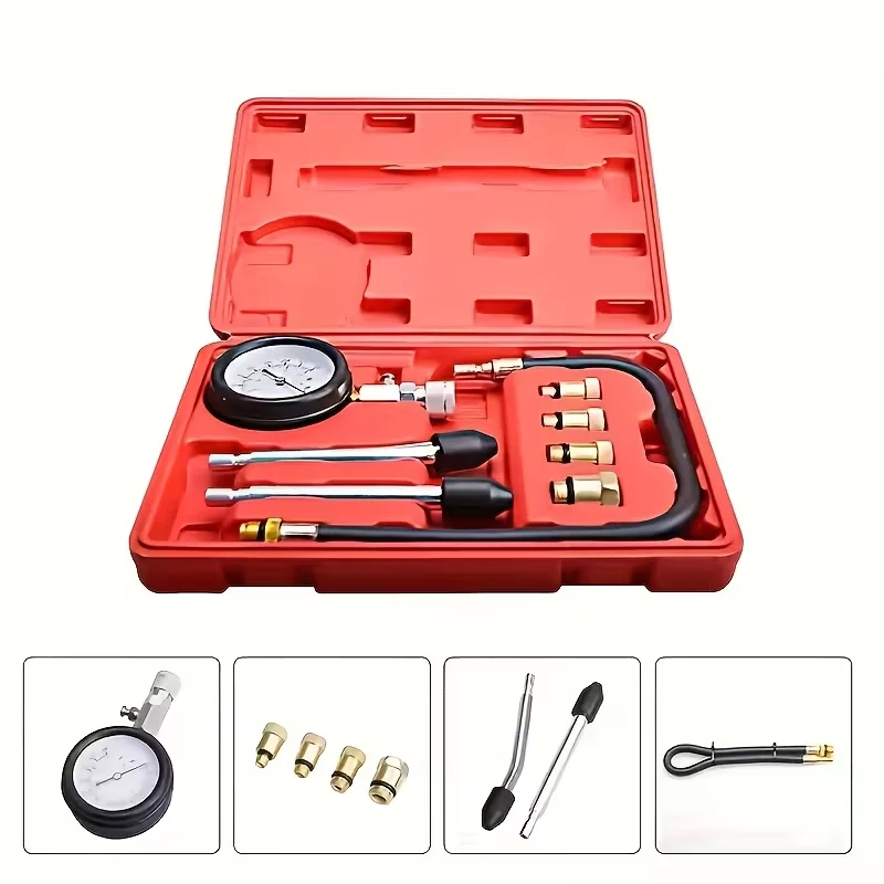 8 pièces testeur de compression pompe à carburant moteur essence - 0-3
